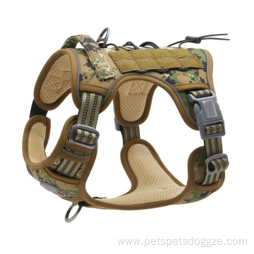 Outdoor Ajustable Military nylon Tactical dog harness